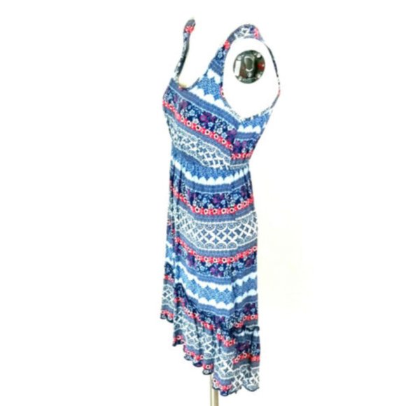 Speechless Boho Striped Patchwork Sleeveless Dress - Picture 3 of 5